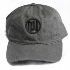 Minimum Wage Clothing Hat - Black Logo On Olive