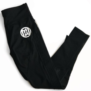 Minimum Wage Clothing - White Logo On Black Pants - Style 2